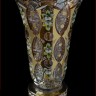 Хрусталь с Золотом Смальта ваза для цветов 41см