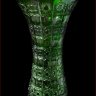Хрусталь Цветной Снежинка Зеленый 31см ваза для цветов